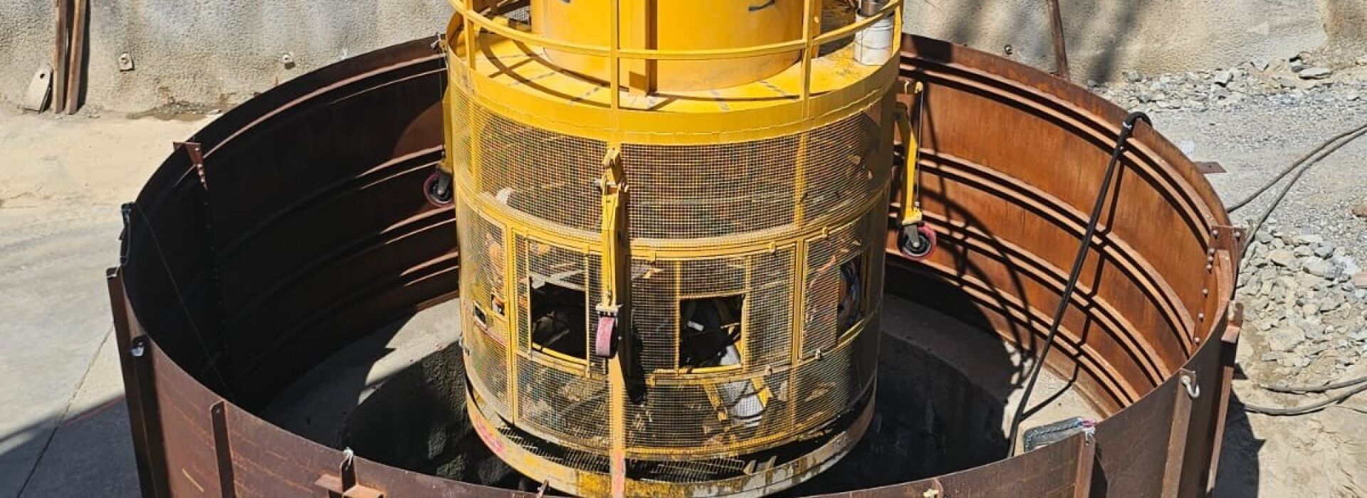 Innovative person-ridden concrete kibble