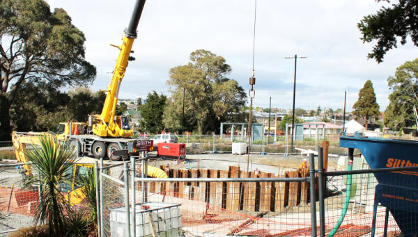 Artillery Drive Stormwater Upgrade site