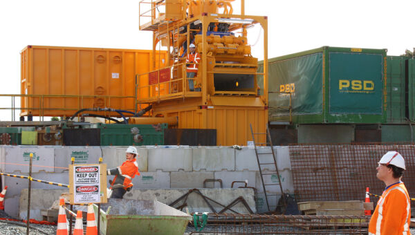 Working on the stormwater upgrade